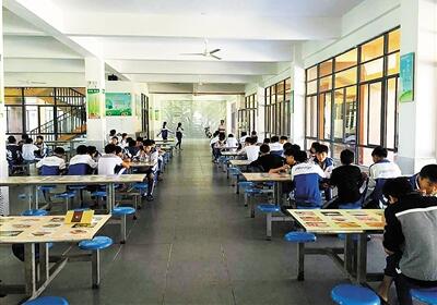寧?？h知恩中學首家“5H示范食堂”全新面世
